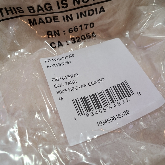 FREE PEOPLE Yellow Beaded GOA Crop Top Tank - Picture 3 of 4